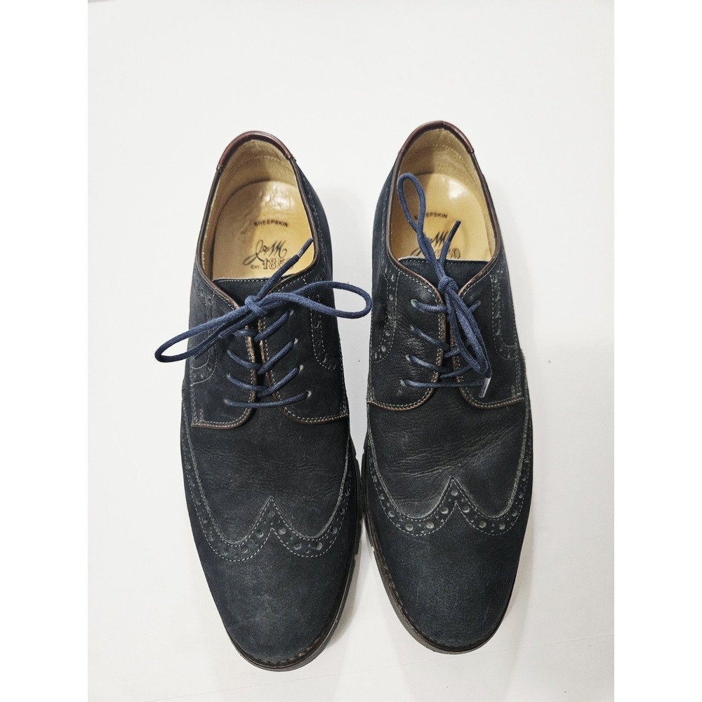 Johnston Murphy J&M 27-2237 Blue Oxford Sheep Skin Casual Shoes Men's Size 10.5M - Picture 3 of 10